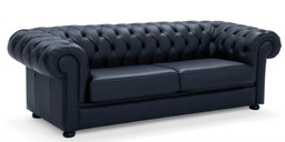 [BL3247] SOFA DOBLE CHESTERFIELD I  C3 TEXAS ASHES COU41349
