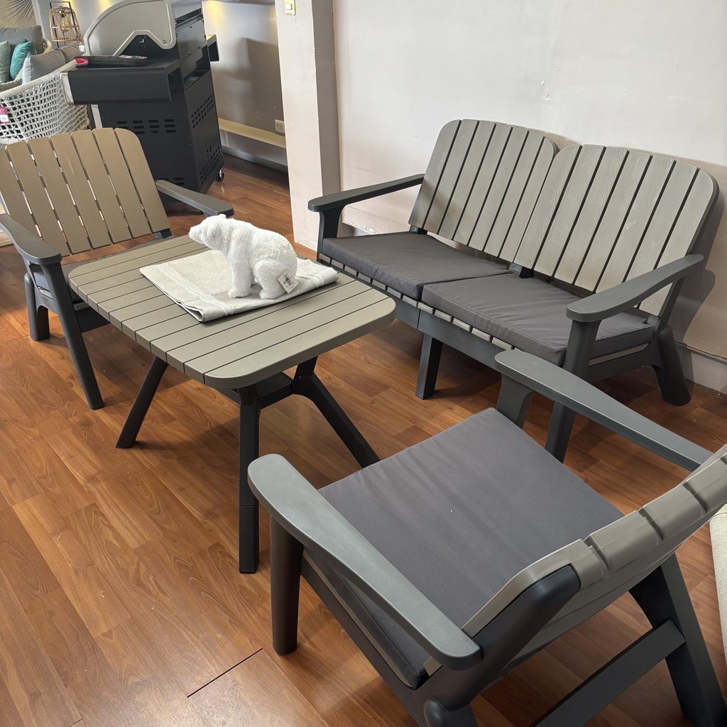 SET SILVA SOFA DOBLE 2 SOFAS INDIVIDUALES MESA CENTRO TILM-SS-SLV006-ANT-MINS