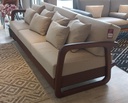 SOFA TRIPLE MARE 218X77X85 TELA BEIGE SEM70043NGFS267