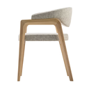SILLA PERSA COLOR ALMENDRA TELA I25 SULCAD1064 