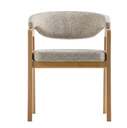 SILLA PERSA COLOR ALMENDRA TELA I25 SULCAD1064 