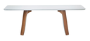 MESA COMEDOR TIANA COLOR ALMENDRA Y FENDI 200X100X78 SULMSA0463 