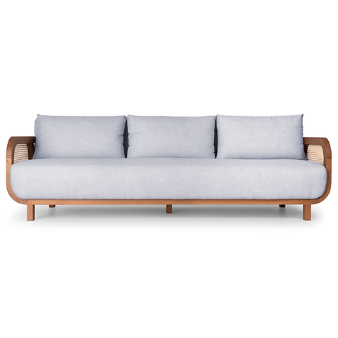 SOFA TRIPLE VENTO TELA GRIS CLARO SEM73891NZFA740