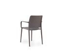 SILLA FAME-K CON BRAZOS TAUPE PAP901741-61