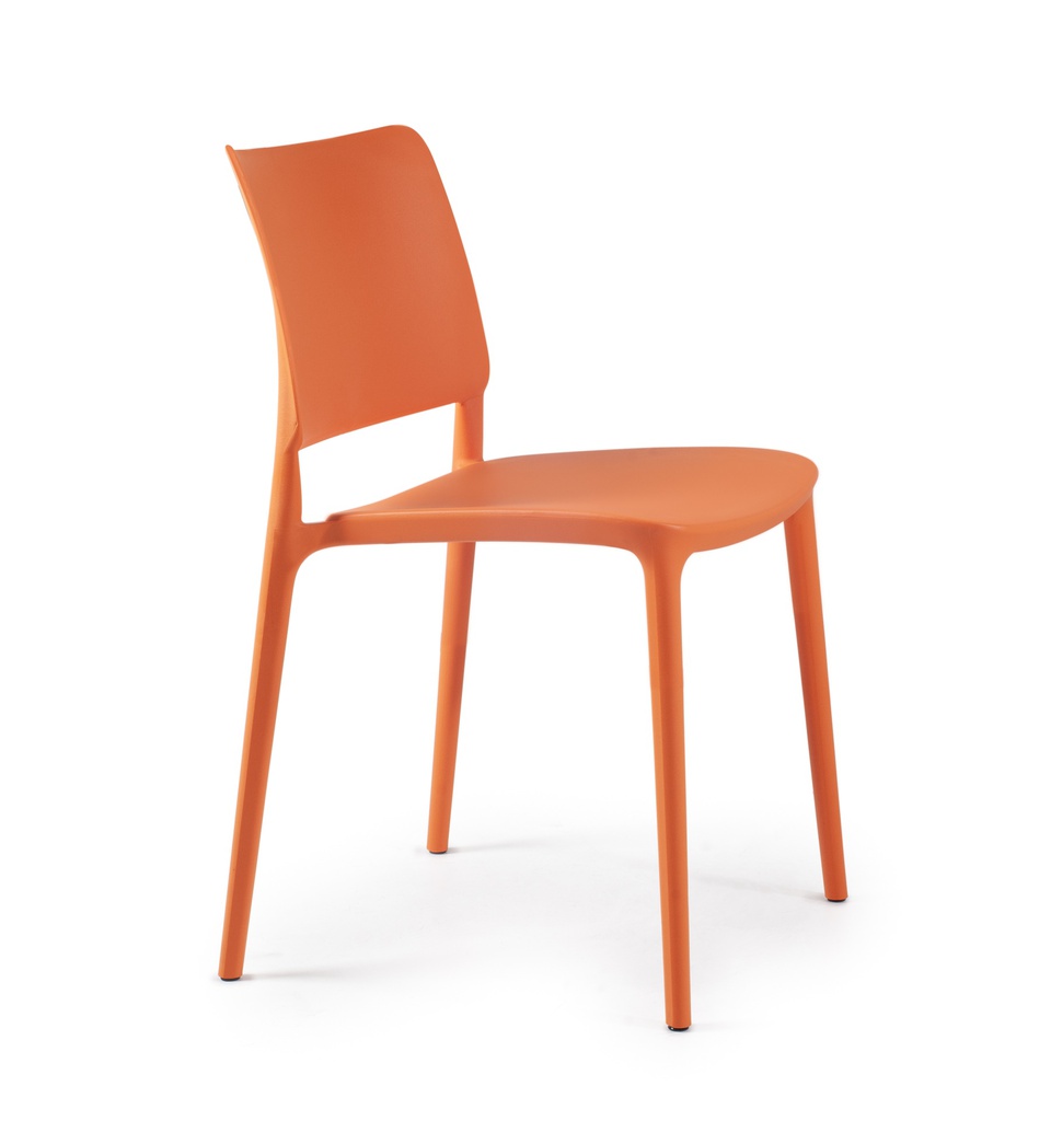 SILLA JOY-S SIN BRAZOS NARANJA PAP901550-72