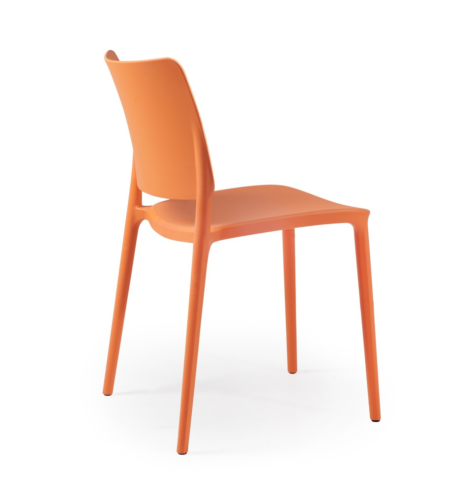 SILLA JOY-S SIN BRAZOS NARANJA PAP901550-72