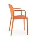 SILLA JOY-K CON BRAZOS NARANJA PAP901635-72