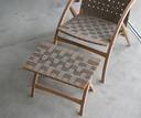SILLA FLEXA CON OTOMANO ACABADO FAI TIRAS COLOR FENDI TUB232603-734-95