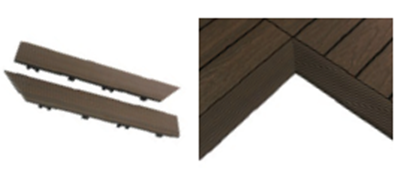 MOLDURA TEAK ESQUINA INTERNA FASCIA QUICK DECK NTWQD-IF-TK