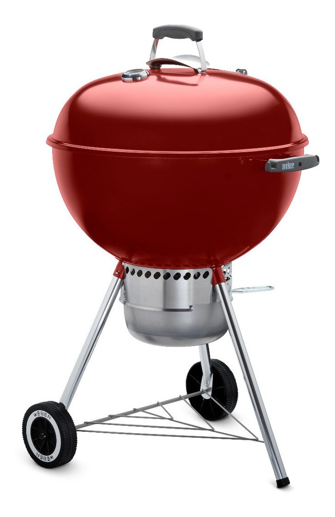 PARRILLA CARBON ORIGINAL KETTLE PREMIUM 22 PULG ROJO