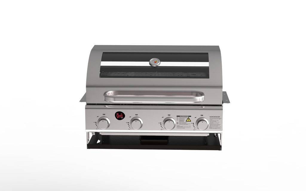 PARRILLA EMPOTRABLE VISION 4 QUEMADORES TOCT8384BC-BI