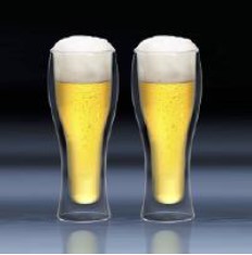 SET 2 VASOS VIDRIO DOBLE PARED 13.4 OZ NEK48689