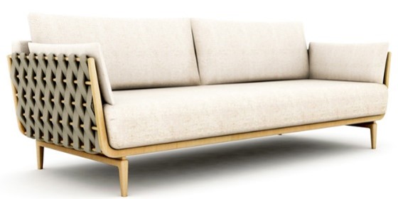 SOFA TRIPLE COSY CINTA BEIGE TELA BEIGE SEM71657CIN001ACFA157