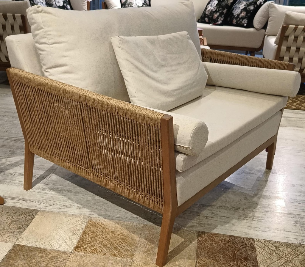 SOFA INDIVIDUAL LIN TELA BEIGE