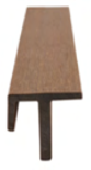 MOLDURA US44 TEAK TERMINACION FACHADA UH67 280 CM NTWUS44-280-TK