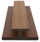 MOLDURA US45 TEAK UNION FACHADA UH67 280 CM NTWUS45-280-TK