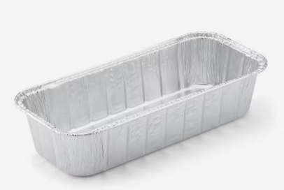 BANDEJA DE ALUMINIO PEQUEÑA RECTANGULAR PARA GRASA 10 UDS WEB6498