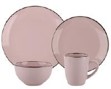 SET VAJILLA CERAMICA ROSADO 16 UDS NEK300226