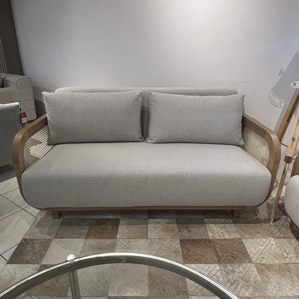 SOFA DOBLE VENTO TELA GRIS CLARO A740 NZF SEM73895NZFA740