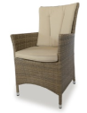 SILLA COMEDOR KALINDA BRAZOS FIBRA CAFÉ HAIWL-6362A-W