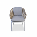 SILLA CHIENGMAI BLANCA COJIN GRIS J5AC5321B04ROP