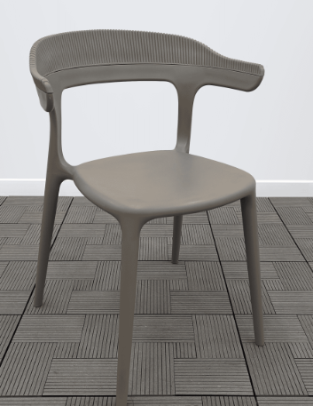 SILLA LUNA STRIPE TAUPE PAP882026-61