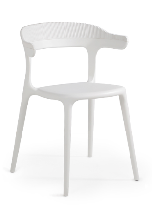 SILLA LUNA STRIPE BLANCA PAP821964-01