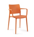 SILLA JOY-K CON BRAZOS NARANJA PAP901635-72