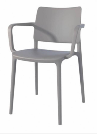 SILLA JOY-K CON BRAZOS GRIS PAP901581-17