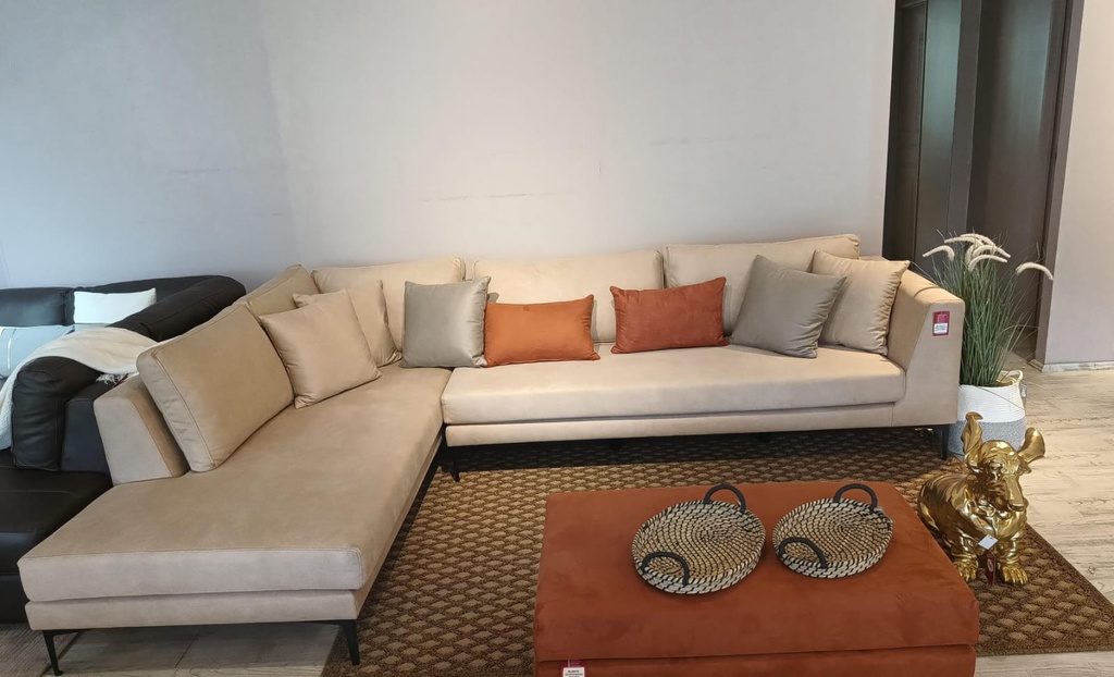 SOFA EN L ASPREY NEW BEIGE KON185357-G02