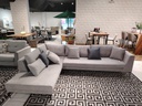 SOFA SECCIONAL EN L ASPREY NEW GRIS CLARO KON185314-5545