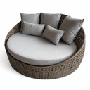 DAYBED KINGSTON CAFÉ MIXTO COJIN BEIGE
