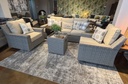 SET SOFA TRIPLE COTTAGE SOFA DOBLE MEC SOFA INDIV GIRA OTOMANO MESA LATERAL BEIGE HAI18C35A-W-SV-1