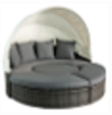 DAYBED CAFE MIXTO COJIN AZUL HAIGB012A-W-KD