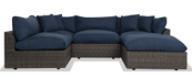 SET SOFA SECCIONAL EN L 1 OTTO NAVY  HAI18C108A-W-S-1