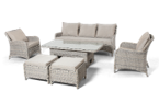 SET SOFA TRIPLE COSTWOLD 2 SOFAS INDIVIDUALES 2 OTOMANOS MESA CENTRO CAFE MIXTO HAI18C285A-W-3D-8974