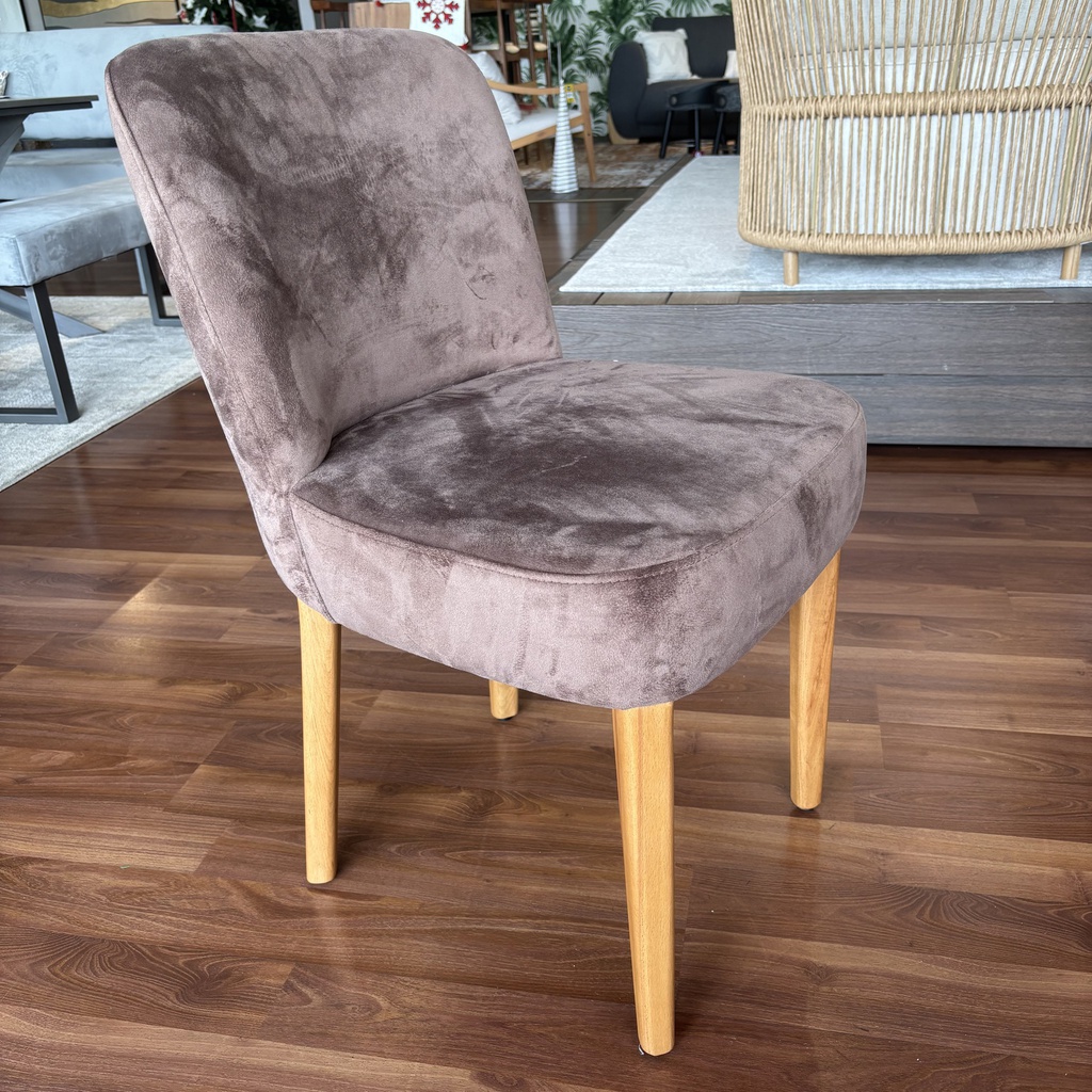 SILLA HELEN GRAY WALNUT MOSTAZA KILYOS 110