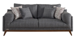 SOFA 2 PUESTOS BALTIMORE GRIS OSCURO AL02OG03BLT0000410-Y0642