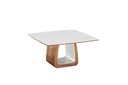 MESA COMEDOR ANABELLE COLOR ALMENDRA Y OFF WHITE 137X137X78 SULMSA0431 