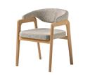 SILLA PERSA COLOR ALMENDRA TELA I25 SULCAD1064 