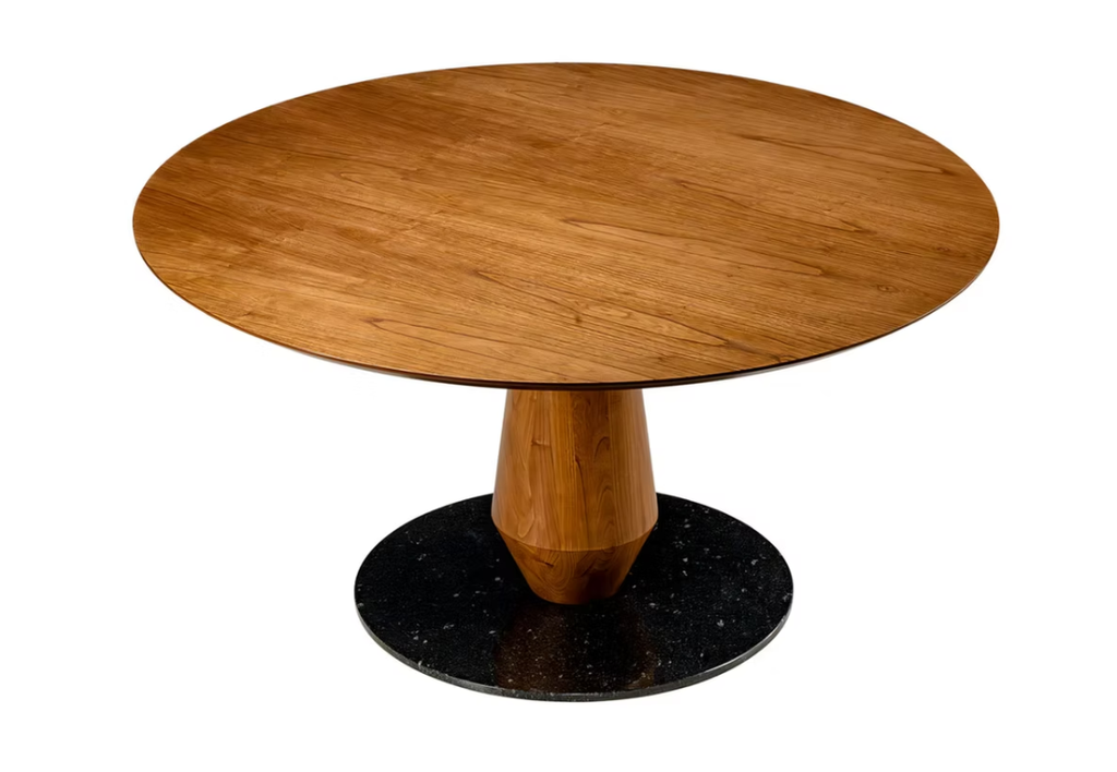 MESA COMEDOR LENA COLOR ALMENDRA Ø137X77 SULMSA1376 