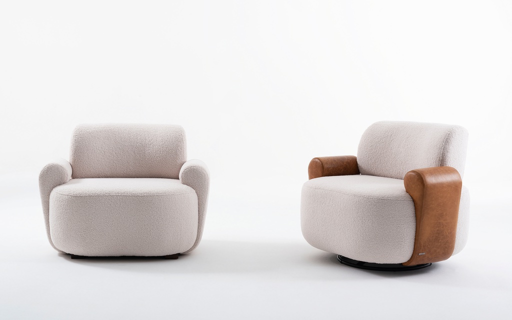 SOFA INDIVIDUAL GOTA GIRATORIO BLANCO 3A84 SER0360321