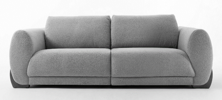 SOFA DOBLE COLISEU GRIS CLARO IB08 224X080X094 SER0150103