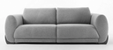 SOFA 2 PUESTOS COLISEU GRIS CLARO IB08 SER0150103