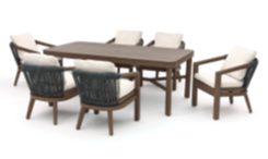 MESA COMEDOR 40X80 PUL BLAKE APRAGLR00230P01