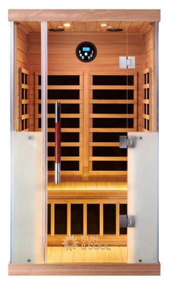 SAUNA INTERIOR DOS PERSONAS ALTO 201CM ANCHO 115CM LARGO 112CM JACSS2I