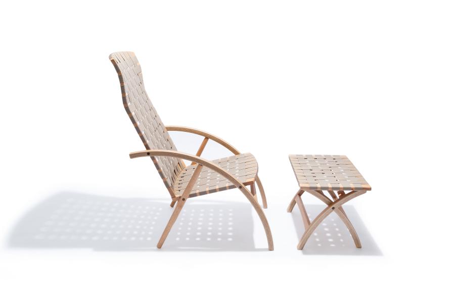 SILLA FLEXA CON OTOMANO ACABADO FAI TIRAS COLOR FENDI TUB232603-734-95