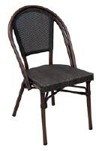 SILLA COMEDOR SIN BRAZOS CAFE OSCURO NEKBH165-0031