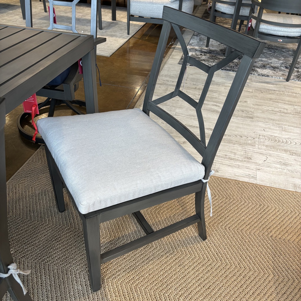 SILLA COMEDOR MARTINIQUE GRIS COJIN BEIGE HAI16C65A-K