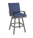SILLA BAR MARTINEQUE GRIS COJIN AZUL HAI16BC067A-P3016